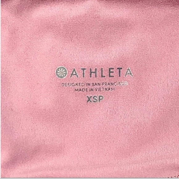 Athleta Barre Ribbed Powervita Tights in Mauve - Picture 8 of 8